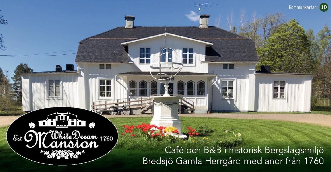 Bredsjoe Gamla Herrgard White Dream Mansion Hällefors Exterior foto